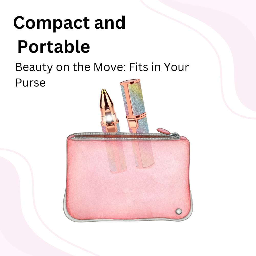 2 in 1 Facial Hair Remover & Eyebrow Trimmer 😍 | Rechargeable 🔋⚡ |